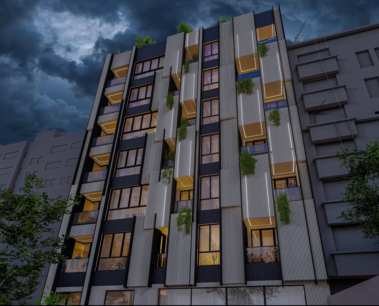 طراحی ساختمان مسکونی بلانش (سعادت آباد) (1) طراحی ساختمان مسکونی بلانش (سعادت آباد) دفتر طراحی مسرور